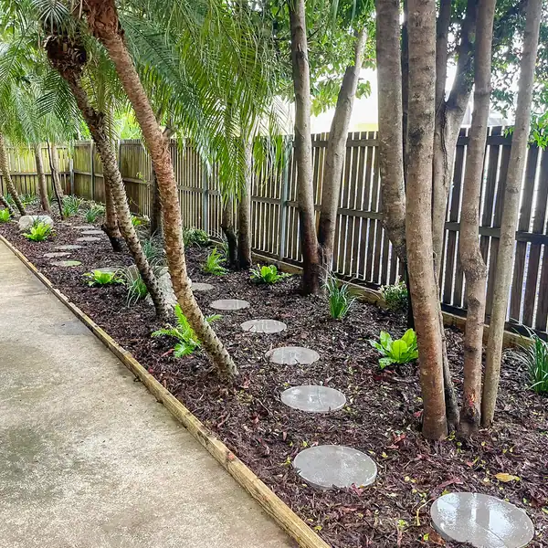 Completed garden clean up