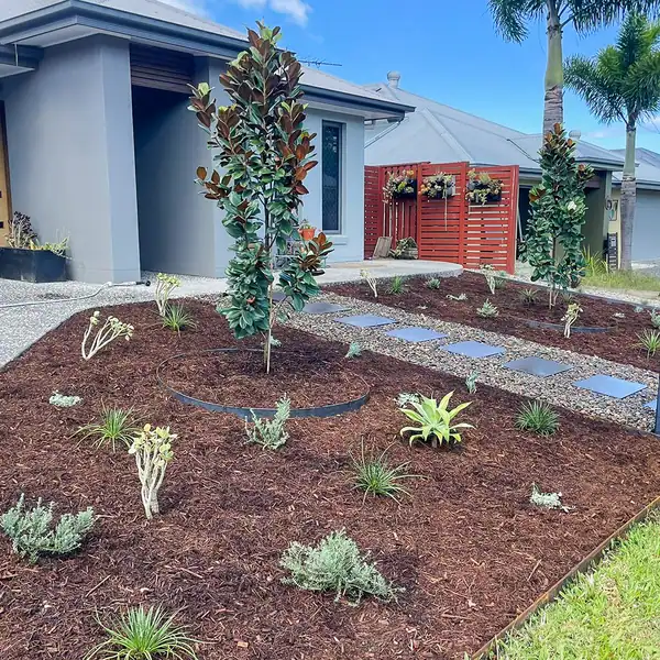 Completed garden clean up