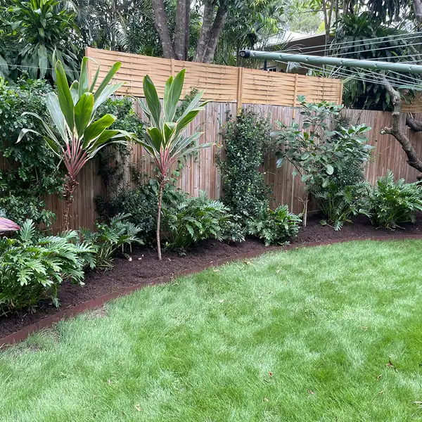 Completed garden clean up